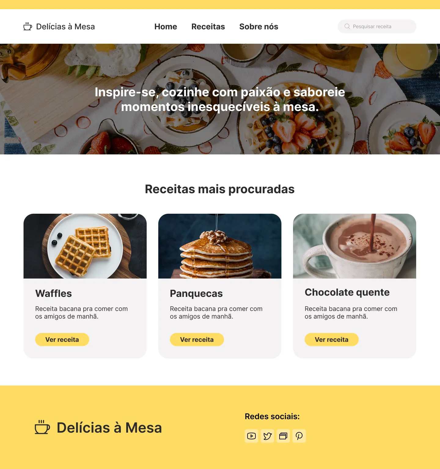 Preview of Delicias a Mesa – Recipe Finder
